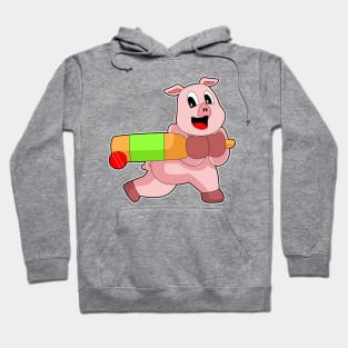 Pig Cricket Cricket bat Hoodie